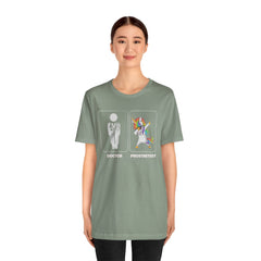 Funny Doctor vs  Prosthetist Unicorn - Graphic Unisex T Shirt