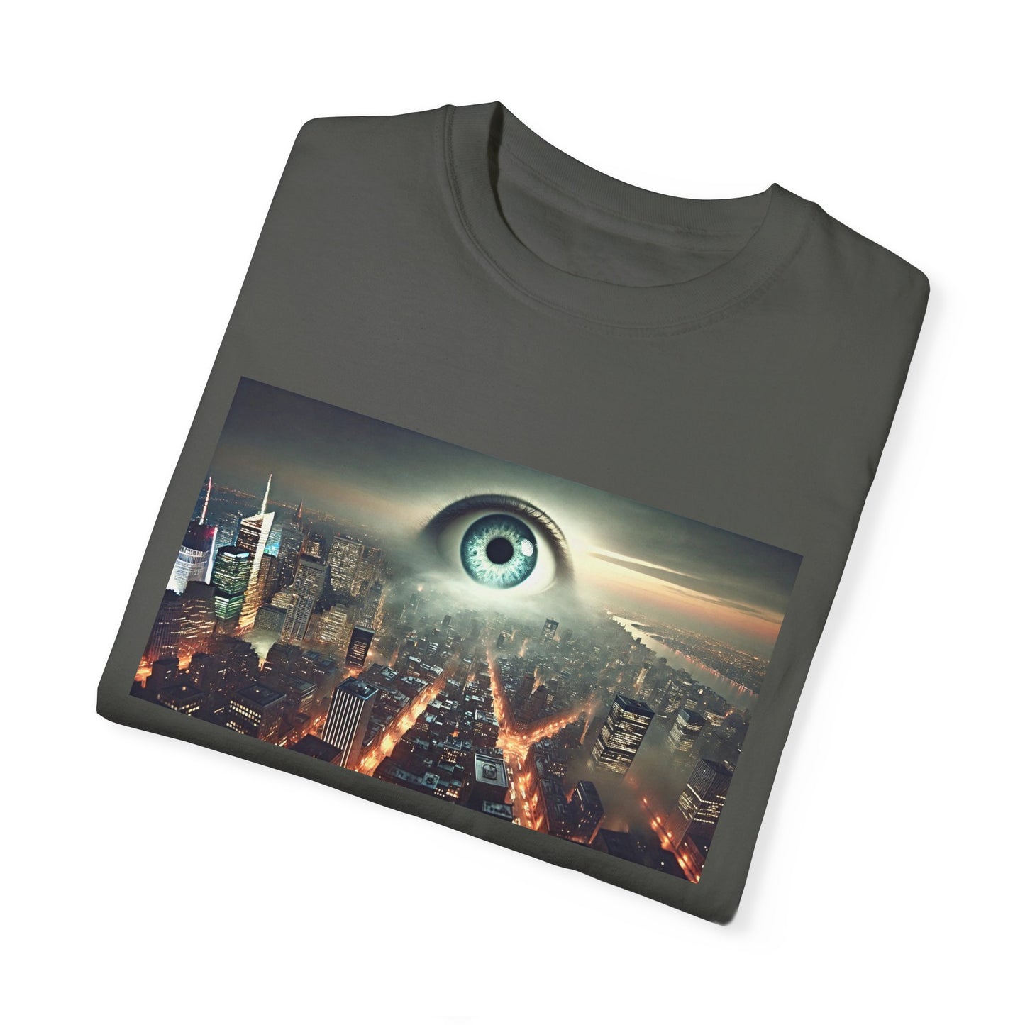 Alan Parsons Project Influenced Eye In The Sky Mural Graphic - Unisex Comfort Colors Shirt