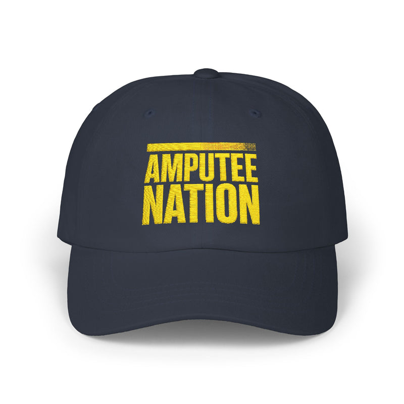 Amputee Nation Classic Dad Cap, Casual Hat for Support, Gift for Amputees, Awareness Cap, Adjustable Dad Hat