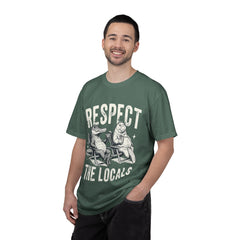 Alligator and Manatee Respect the Locals T-Shirt — Vintage Beach Vibes Graphic Tee