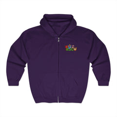 Playful Characters Unisex Full Zip Hoodie