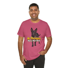 My Therapist Has A Wet Nose Personalized with your dog(s) image T-Shirt