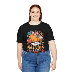 Fall Vibes Teacher Life T-Shirt
