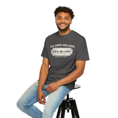 My SSBN Became Razor Blades Graphic Vintage Submarine Veteran Tee