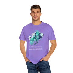 Elephants Graphic  Garment-Dyed T-shirt