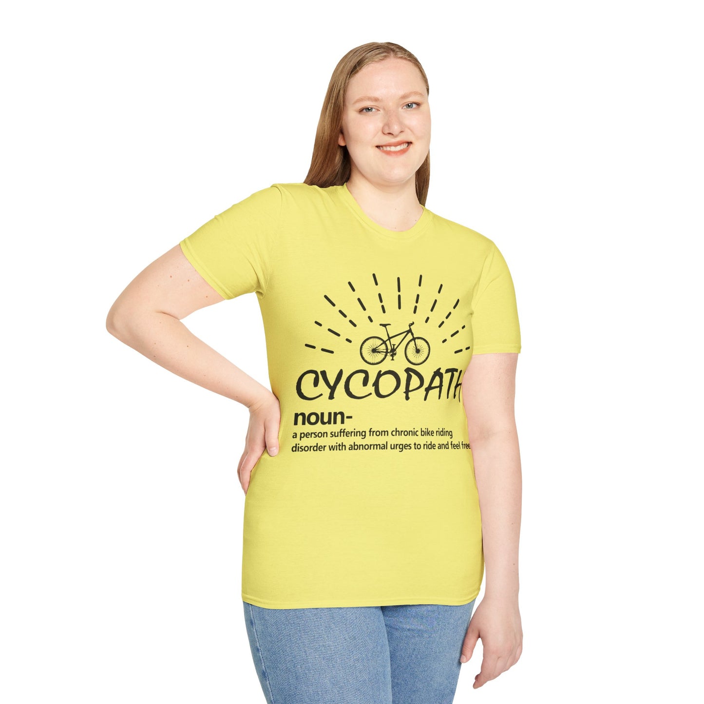 Bicycle Cycopath Unisex Soft Style T Shirt