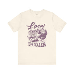 Local Egg Dealer Unisex Jersey Tee - Perfect for Farmers & Foodies
