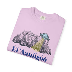 Navajo The Truth Is Out There UFO - Graphic Unisex Garment Dyed Short Sleeve Tee