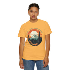 Mount Rainier National Park Graphic, Comfort Colors Soft Relaxed Fit Unisex Garment-Dyed T-shirt