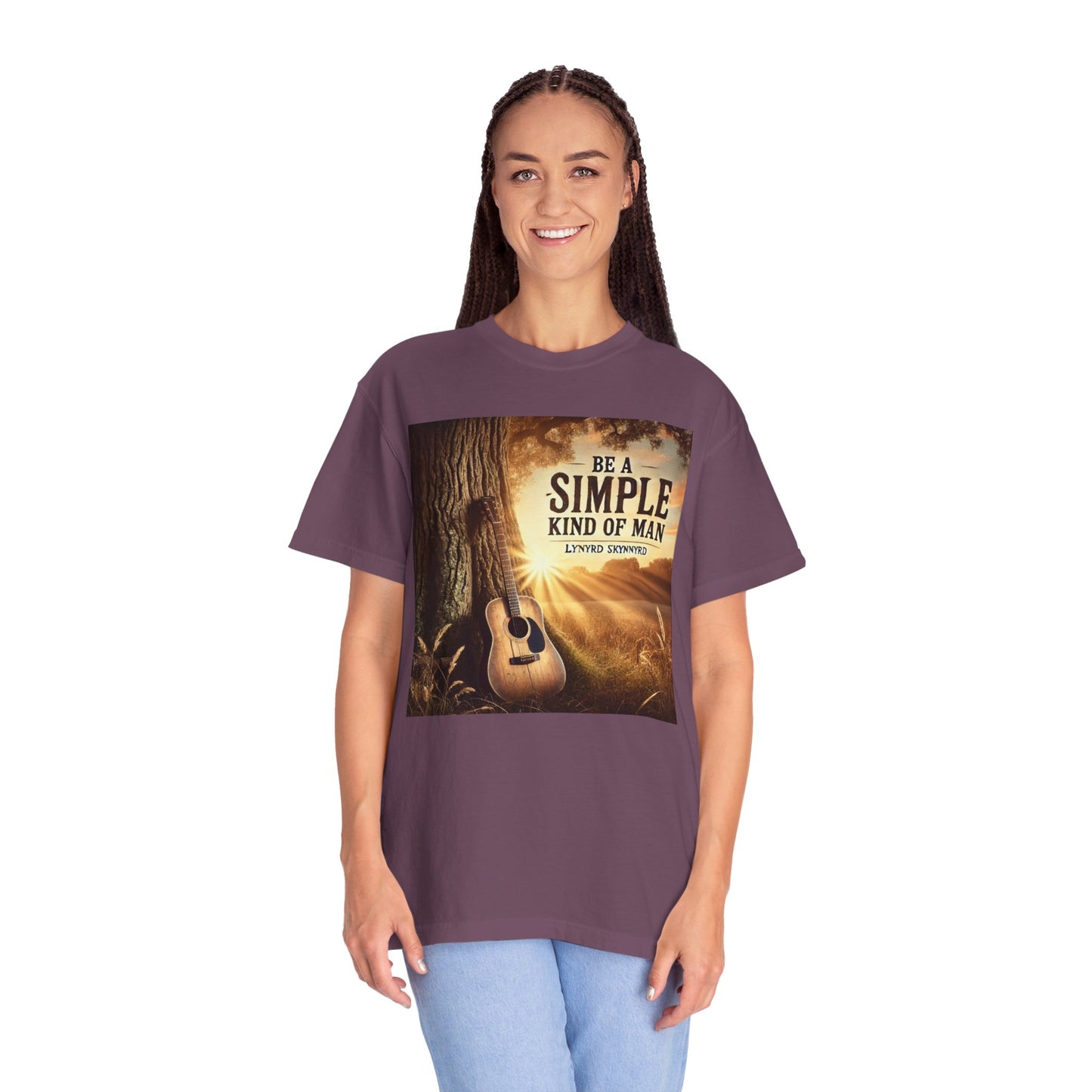 Music Lynyrd Skynyrd Inspired Simple Man Graphic - Unisex Comfort Colors Shirt