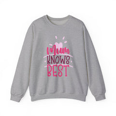 MUM KNOWS BEST SweatShirt,Mums Day Gift,Mum lover gift,Mum inspired shirt,mothers day present,birthday gift,unique mum gift,best mum ever