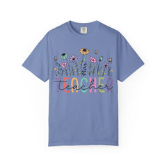 Floral Teacher Appreciation T-Shirt - Comfort Colors Soft