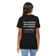 Poseidon Boomer Unisex Jersey Short Sleeve Tee - I'm a Boomer Who Served on a Boomer Design