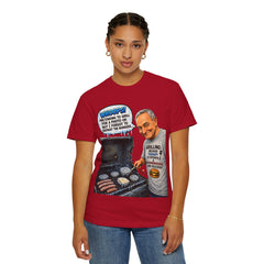 Grill Master Grandpa Funny BBQ T-Shirt — "Whoops! Pretending to Grill for a Photo" Graphic Tee