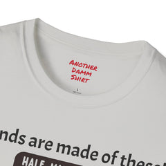 Leg Amputee Humor - Unisex Softstyle T-Shirt / Running a Marathon / One Leg Humor / Awards Medal / Funny Story / One Leg Warrior