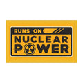 Runs On Nuclear Power Graphic Car Magnets