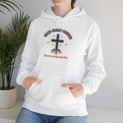 Faith & Freedom Cross Hoodie | Patriotic, Faith-Based July 4th Vintage Americana