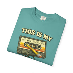 Mixtape Face T-Shirt — Retro Cassette Music Graphic Tee