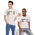 Personality, Looks, Fingers Count - Unisex Heavy Cotton Tee / Prosthetic Humor / One Leg / One Arm / Missing Fingers