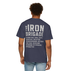 Iron Brigade Civil War Battles Unisex Garment-Dyed T-Shirt - Vintage Military Graphic Tee