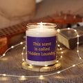 This scent is called 'Hidden Laundry'  - Scented Candle, 9oz