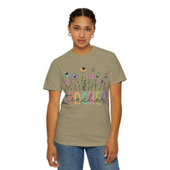 Floral Teacher Appreciation T-Shirt - Comfort Colors Soft