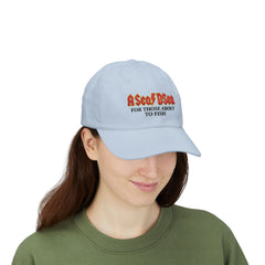 Fishing Dad Cap, A Sea D Sea Hat, Outdoor Gear, Gift for Fisherman, Adjustable Cap for Dad, Casual Style Hat