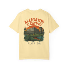 Alligator Alcatraz T-Shirt, Vintage Style Tee, Florida Souvenir Shirt, Unisex Graphic Top, Comfortable Casual Wear