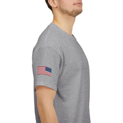 SUBMARINER RED Friday T Shirt with Fouled Anchor, American Flag, FBM / Boomer Silhouette. Remember Everyone Deployed, Dolphins