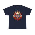 Flaming Fire Clown - Graphic Unisex Heavy Cotton Tee