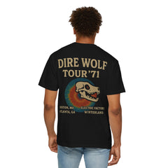Retro Band Tour Unisex Comfort Colors T-Shirt - Dire Wolf '71
