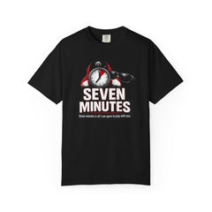 Seven Minutes Alarm Clock T-Shirt — Funny Resident Evil Retro Timer Graphic Tee