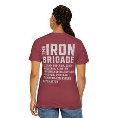 Iron Brigade Civil War Battles Unisex Garment-Dyed T-Shirt - Vintage Military Graphic Tee