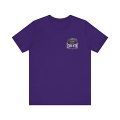 Halloween Scare Actor - Front and Back Graphic Unisex Jersey Short Sleeve Tee