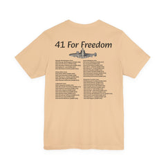 41 For Freedom FBM Fleet Ballistic Missile Submarine Unisex Jersey Short Sleeve Tee