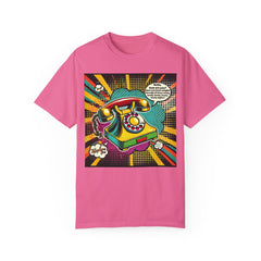 80s Music Telephone Line - Graphic Comfort Colors Garment Dyed Shirt