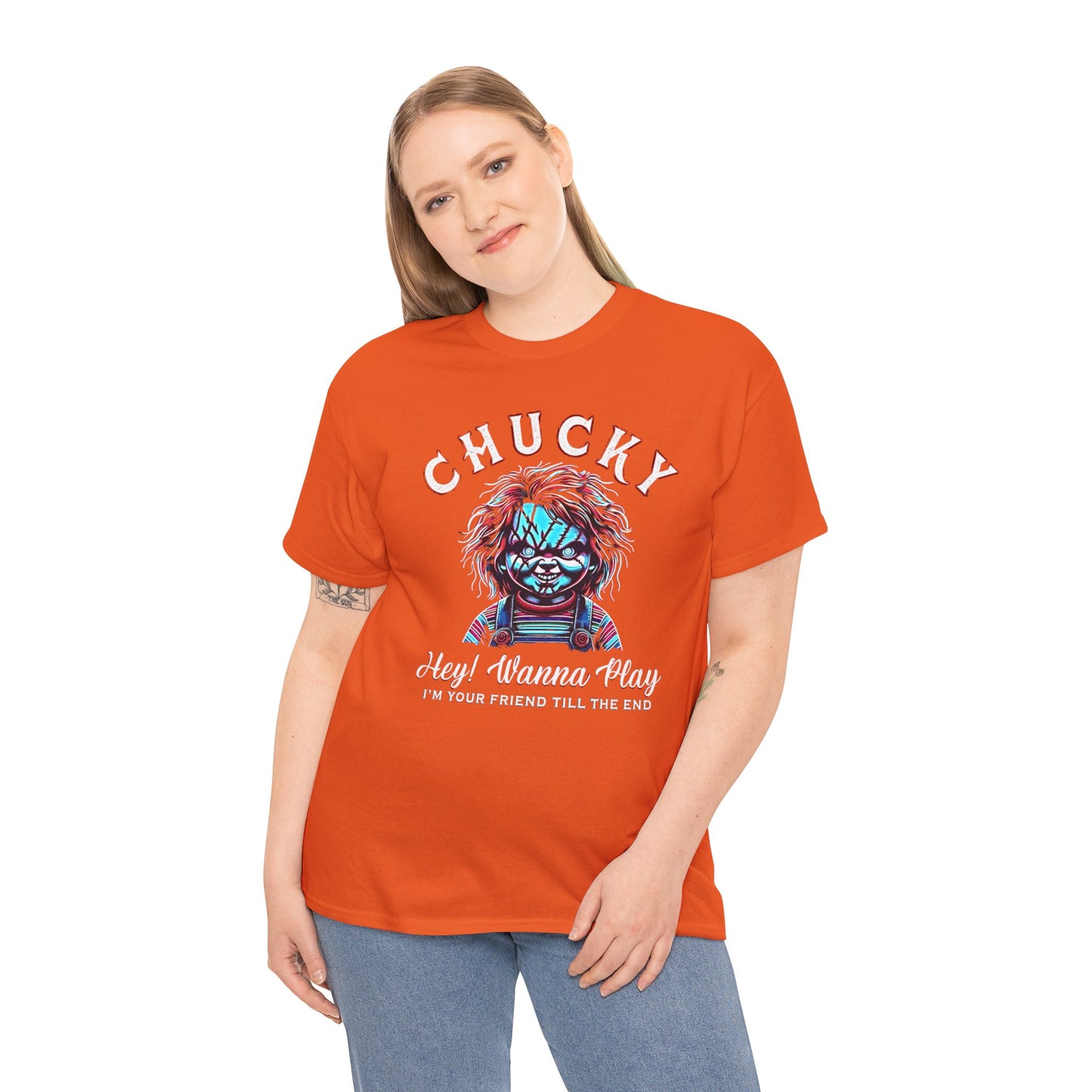 Chuck The Man Child - Unisex Heavy Cotton Tee