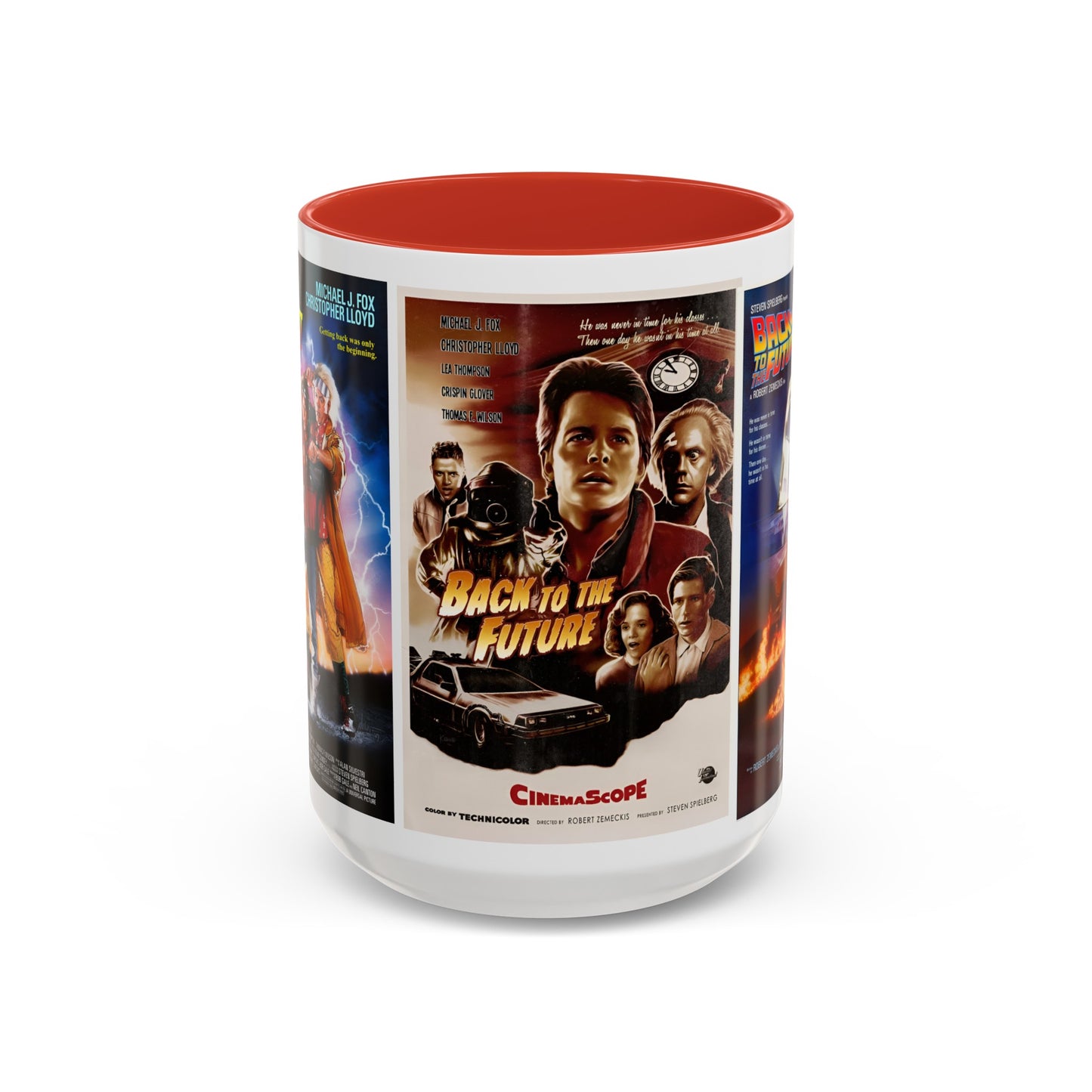 Back To The Future, 3 Movie Poster Mug, 11 oz, 15oz