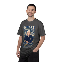 Nukes I Am Your Father Vintage United States Navy Nuclear Power Submarine Graphic T-Shirt