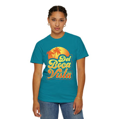 Del Boca Vista Graphic - Unisex Garment-Dyed T-shirt