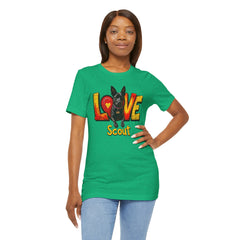 Personalized Love Your Dog T-Shirt — Designed with your dogs name and picture Graphic Tee
