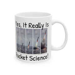 Yes, It Really Is Rocket Science Mug - US Navy Submarine Launched Tomahawk Missile, Submarine Veteran Gift