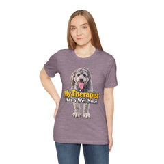 My Therapist Has A Wet Nose Personalized with your dog(s) image T-Shirt
