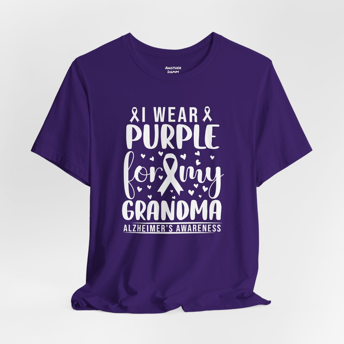 I Wear PURPLE For My Grandma, Unisex Short Sleeve Tee