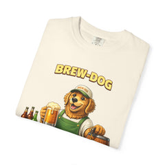 Golden Retriever Brewer Beer T-Shirt — Cute Brew-Dog Graphic Tee