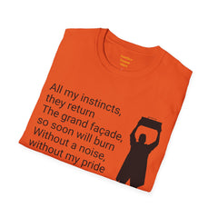 All my instincts, they return The grand façade / Boom Box Romance / Say Anything / Ear worm / Love / 80s Movies / Unisex T