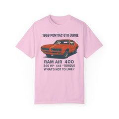 Retro Pontiac 1969 GTO Judge - Unisex Comfort Colors Garment Dyed T-Shirt