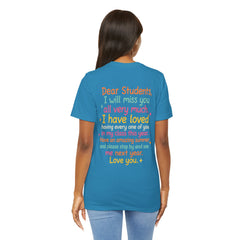 Teacher Appreciation T-Shirt — “Class Dismissed Miss ___” End-of-Year Goodbye Tee