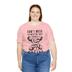Funny Woman Barber Unisex Tee, Don't Mess with a Shears Shirt