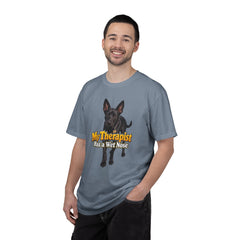 My Therapist Has a Wet Nose Personalized with your dog(s) image T-Shirt